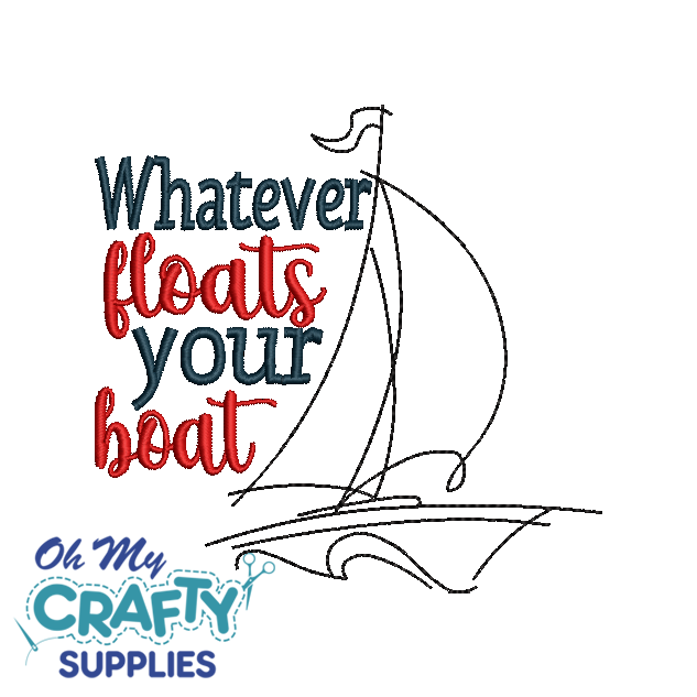 Floats Your Boat 42922 Embroidery Design