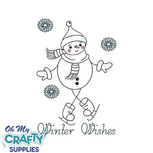 Winter Wishes 121 Embroidery Design