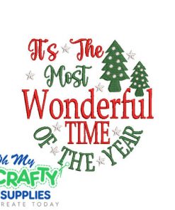 Wonderful Time 1020 Embroidery Design