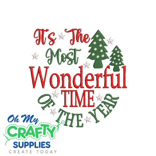 Wonderful Time 1020 Embroidery Design