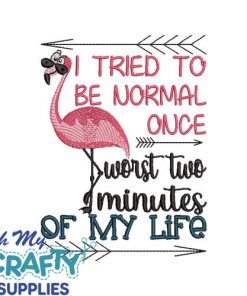 Worst Two Minutes 710 Embroidery Design