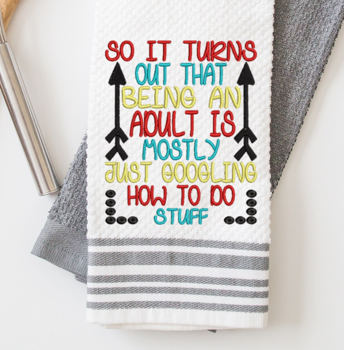 Adult Googling Embroidery Design