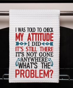 I was told to check my Attitude Embroidery Design