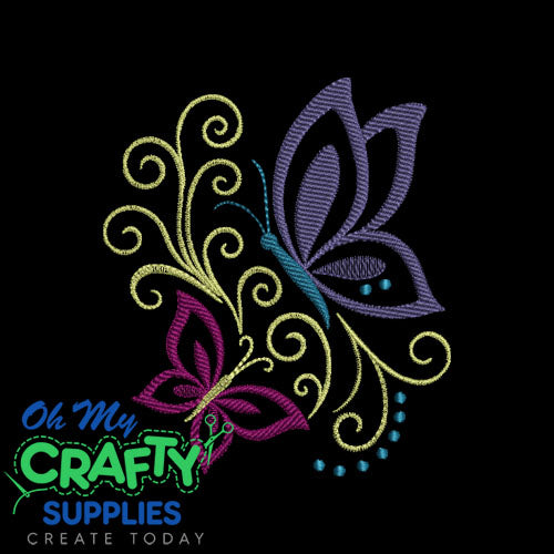 Whimsy Flight Embroidery Design