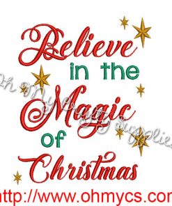 Magic of Christmas Embroidery Design