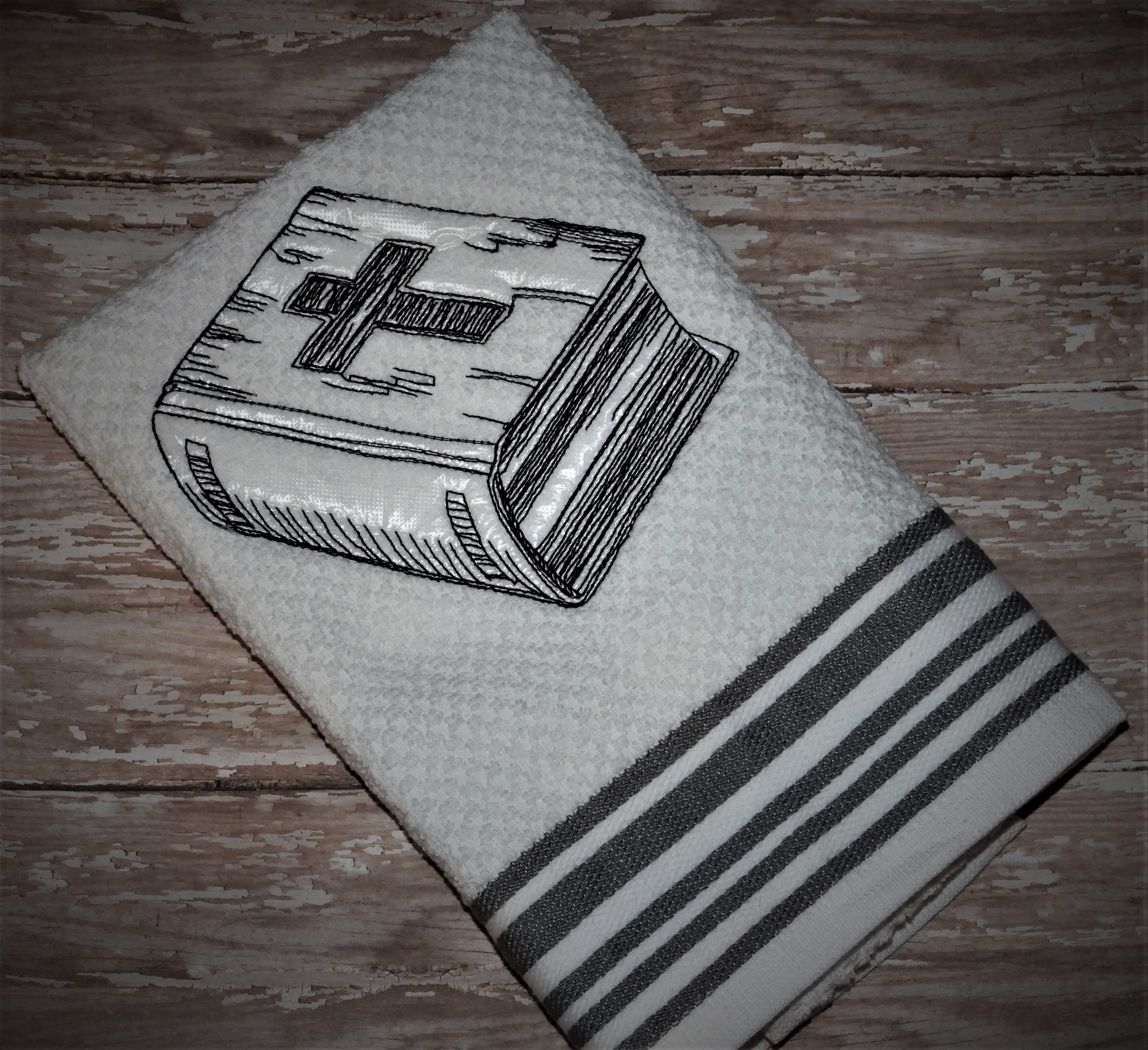 Sketch Bible Embroidery Design