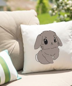 Big Bunny Eyes Embroidery Design