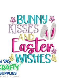 Bunny Kisses 35 Embroidery Design
