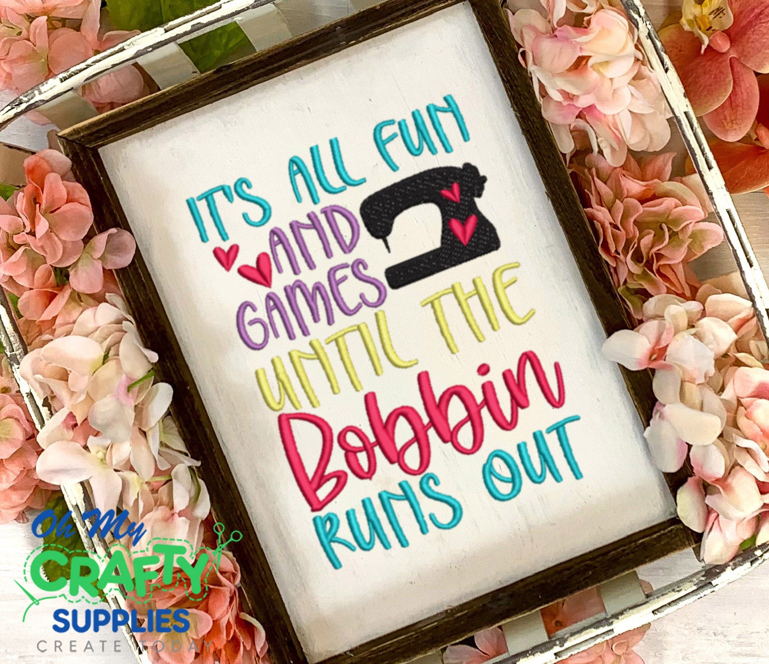 Bobbin Runs Out 2021 Embroidery Design