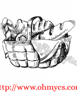 Bread Basket Sketch Embroidery Design
