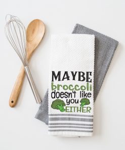 Broccoli doesn't like You Embroidery Design