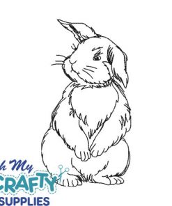 Bunny Sketch 1622 Embroidery Design