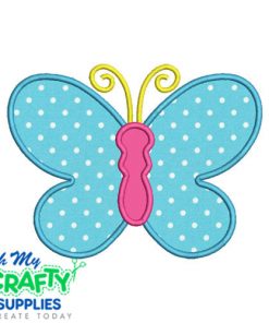 Butterfly Applique Embroidery Design