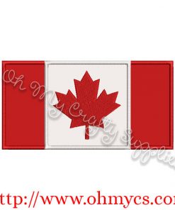 Canadian Flag Applique Design