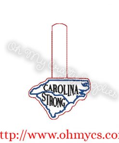 ITH Carolina Strong Key Embroidery Design