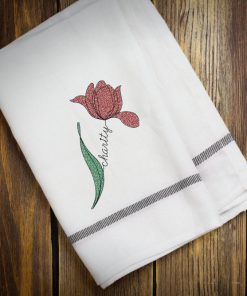 Charity Flower Embroidery Design