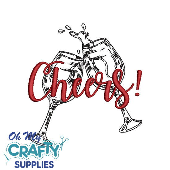 Cheers 12822 Embroidery Design