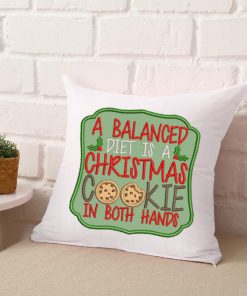 Christmas Balanced Diet Embroidery Design