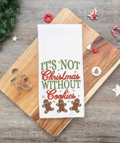 Christmas without Cookies Embroidery Design