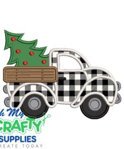Christmas Tree Truck 83 Applique Design