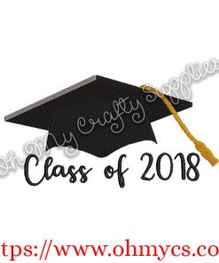 Class of 2018 Embroidery Design