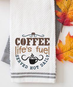 Coffee Life's Fuel Embroidery Design