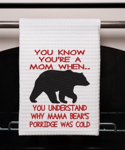 You're a mom when Cold Porridge Embroidery Design