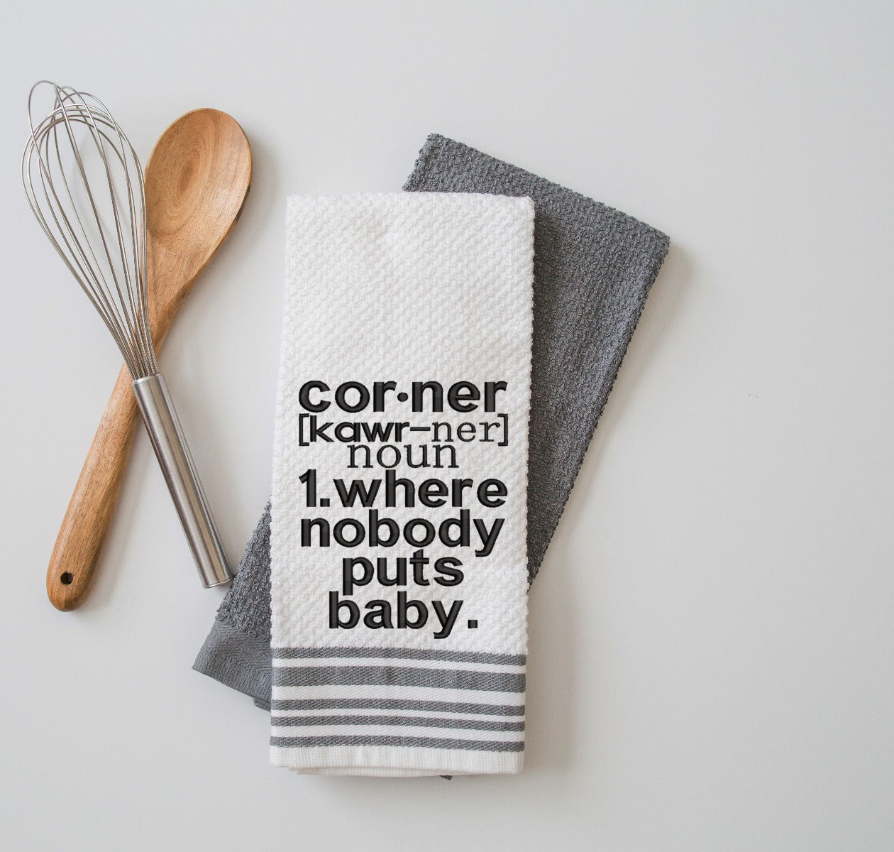 Baby in the Corner Embroidery Design