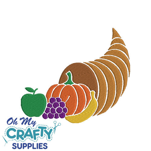 Cornucopia 1114 Embroidery Design