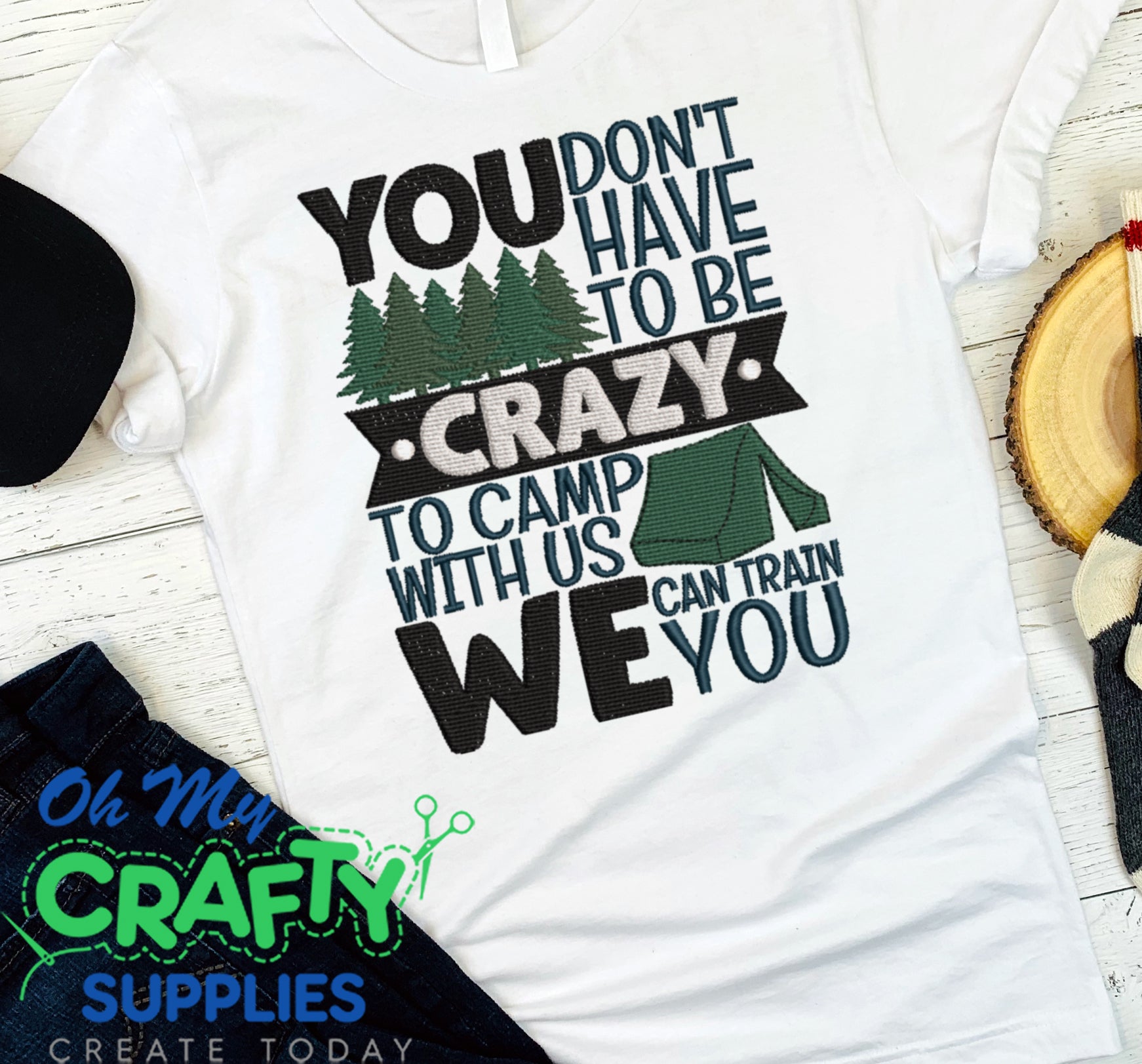 Camp Crazy 2021 Embroidery Design