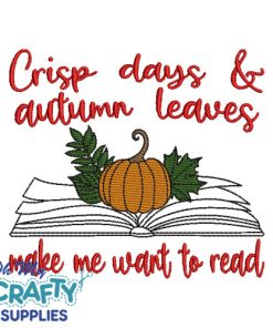 Crisp Read Embroidery Design
