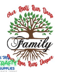Deeper Roots Embroidery Design