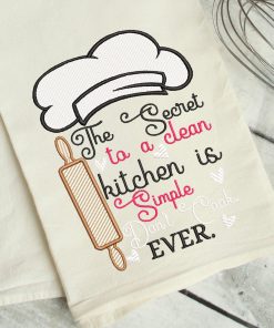 Clean Kitchen 2021 Embroidery Design