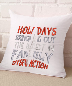Holiday Dysfunctional Family Embroidery Design