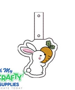 ITH Easter Bunny Key Fob Embroidery Design