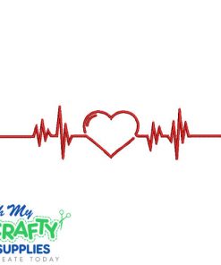 Beating Heart 51 Embroidery Design