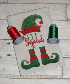Elf Squad Embroidery Design
