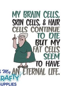 Eternal Life Cells Embroidery Design