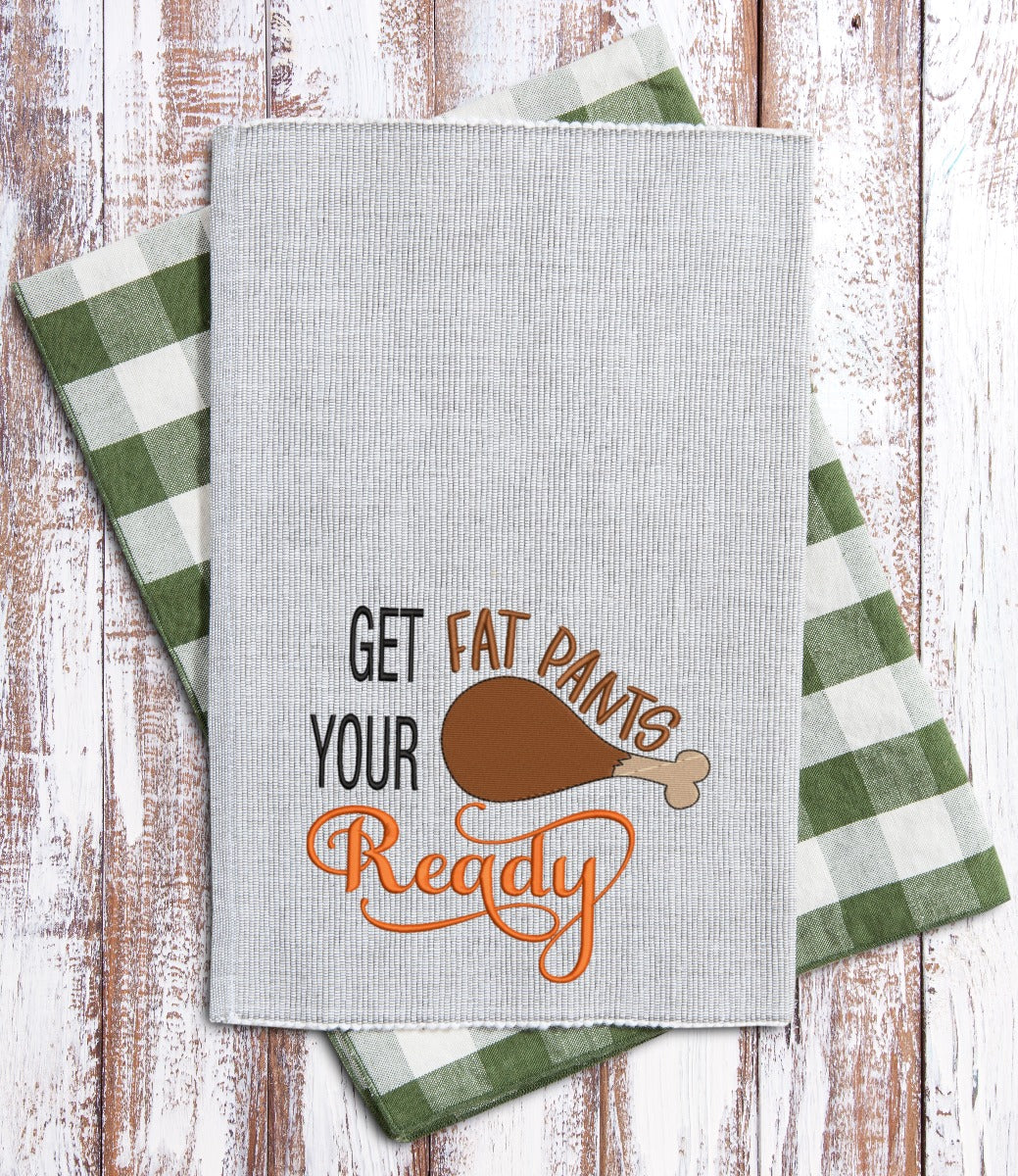 Fat Pants Ready Embroidery Design