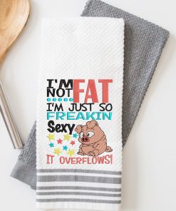I'm not Fat Pig Embroidery Design