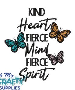 Fierce Mind Embroidery Design