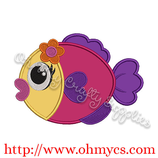 Fishy Applique Design