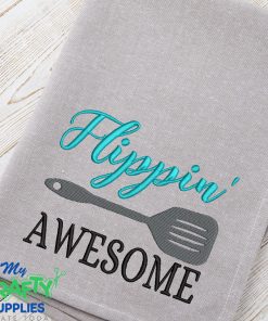Flippin' Awesome 2021 Embroidery Design