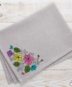 Blended Floral Flowers Embroidery Design