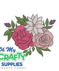 Floral Drawing 914 Embroidery Design