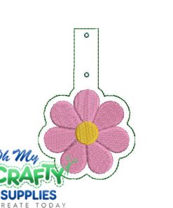 Flower 2025 Key Fob Embroidery Design (KFC)