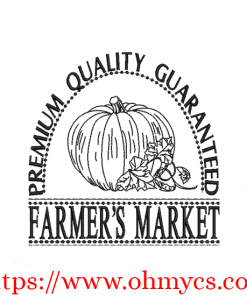 Farmer's Market Pumpkin Embroidery Design