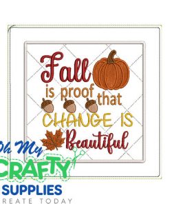 Fall Proof Potholder Embroidery Design (AB)