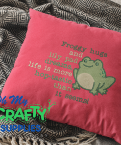 Froggy Hugs 515 Embroidery Design