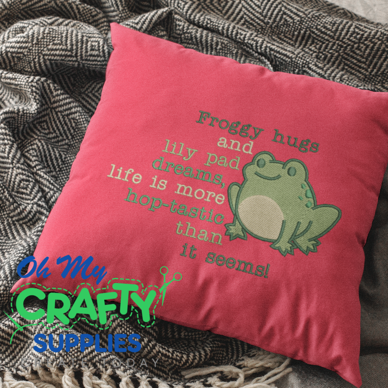 Froggy Hugs 515 Embroidery Design